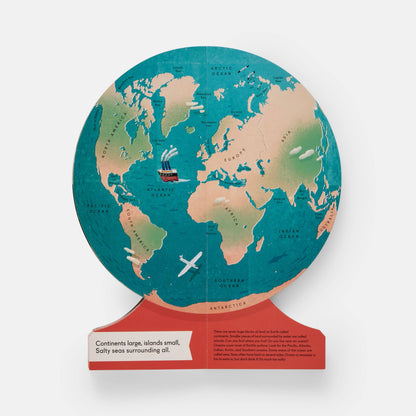 Our World: A First Book of Geography Childrens Book Globe