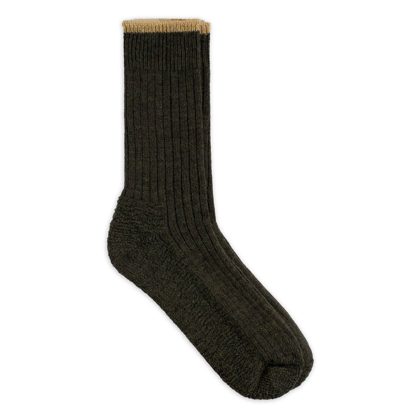 4-7 Moss Green Pennine Thick Wool Sock