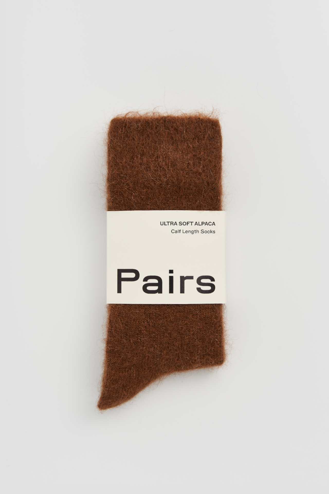 Alpaca Socks Chestnut Brown Ultra Soft