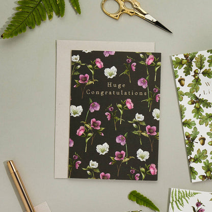 Cottage Garden - Huge Congratulations - Card