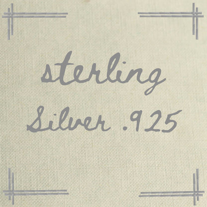 Forget Me Not Sterling Silver Stud Earrings