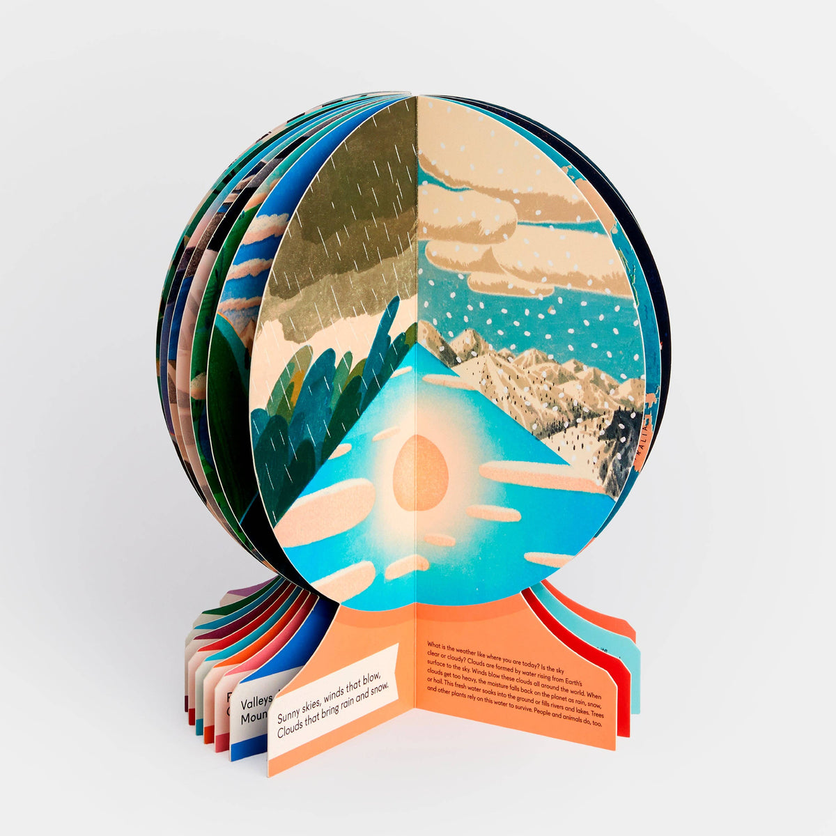 Our World: A First Book of Geography Childrens Book Globe