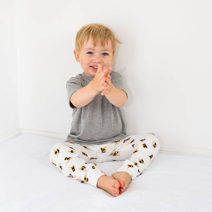 Bee print Cotton Leggings Toddler 18m3Y