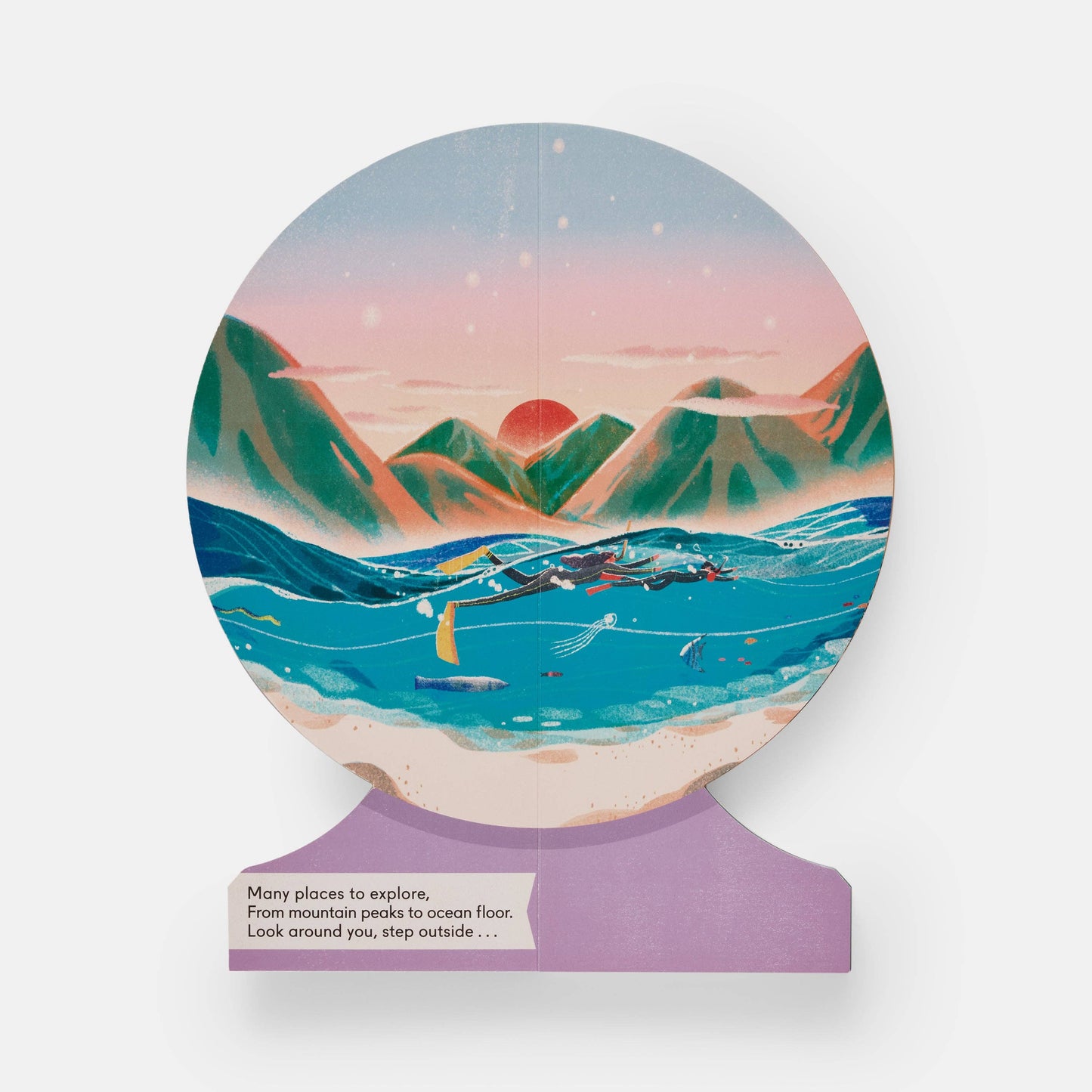 Our World: A First Book of Geography Childrens Book Globe