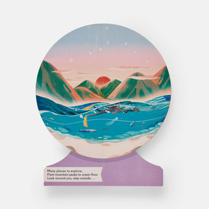 Our World: A First Book of Geography Childrens Book Globe