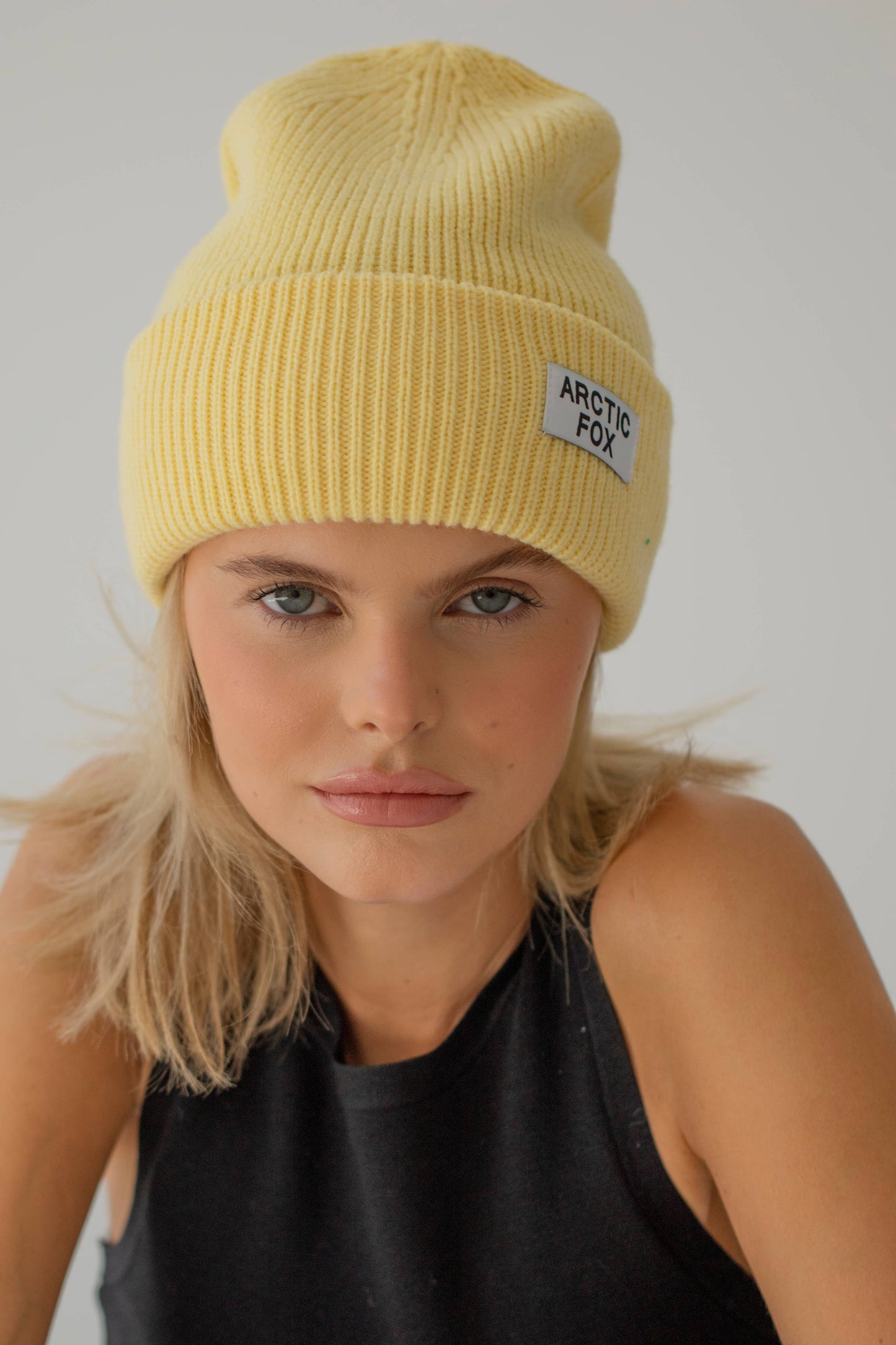 Recycled Bottle Beanie - Soft Hay