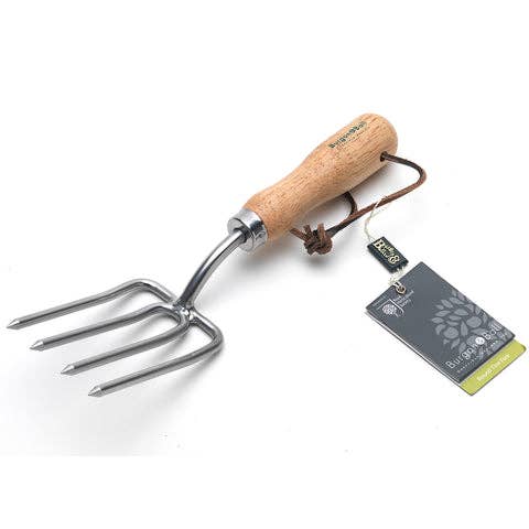 RHS Round Tined Hand Fork Stainless Steel