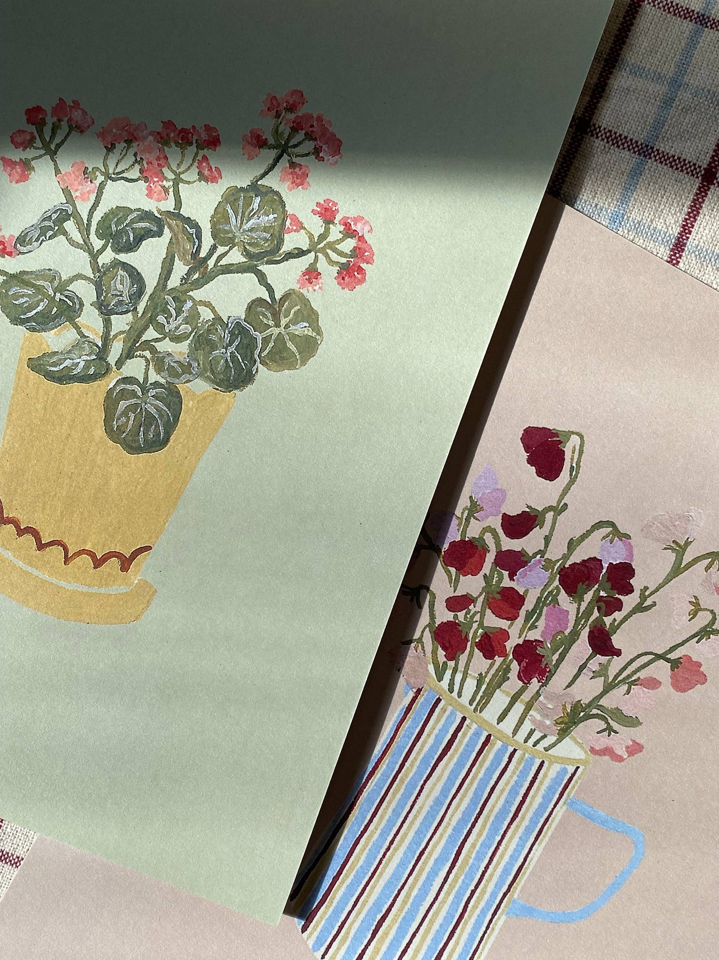 Geraniums - A5 Print