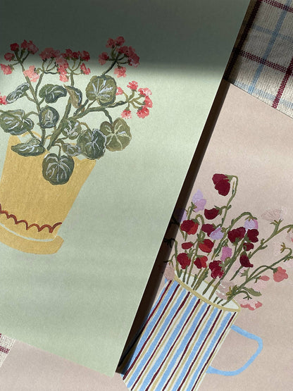 Geraniums - A5 Print