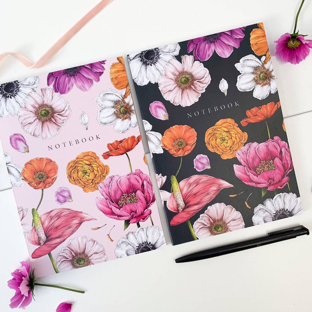 Floral Brights - Pack of 2 A5 Notebooks