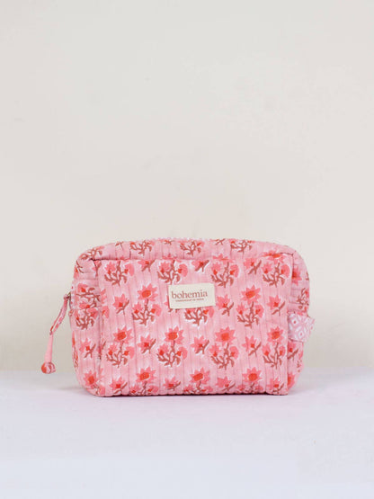 Medium Posie Washbag, Vintage Pink