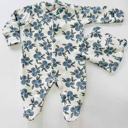 Baby Hats Blueberry Organic Cotton 0-3 Months