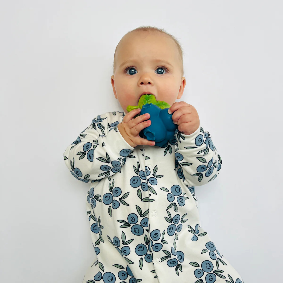 Blueberry Organic Cotton Baby Sleep Suit Onesie