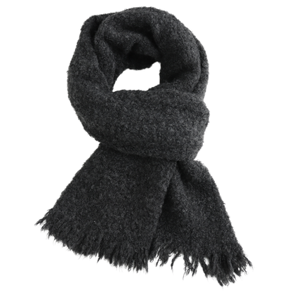 Teddy Super Soft Cosy Scarf, Charcoal