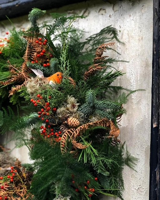 The Hedgerow Fresh Door Wreath