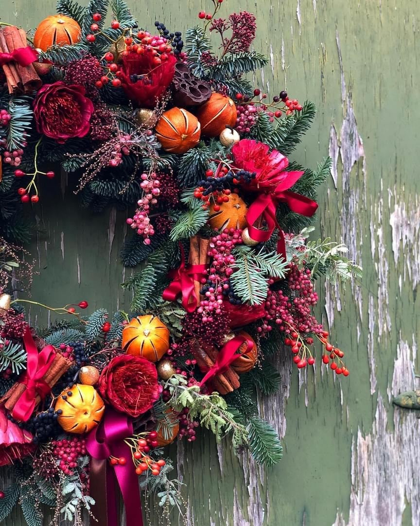 10am-12pm Sunday 22nd November 2026 Luxury Christmas Wreath Workshop