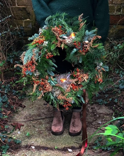 The Hedgerow Fresh Door Wreath