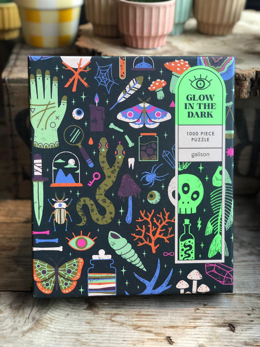 Occult and Curious Glow In The Dark 1000 Piece Jigsaw Puzzle
